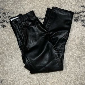 Abercrombie leather pants